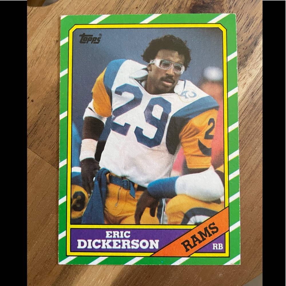 Eric Dickerson 1986 Topps #78 Near Mint